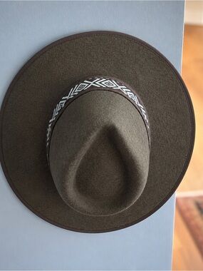 Treasure & Bond Brown Wide Brim Western Rancher Hat